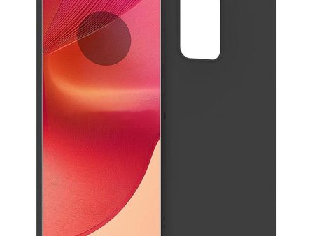 EIDERWOOD Motorola Edge 50 Fusion Minimalistisk Mat Fleksibelt Plastik Cover - Sort For Sale