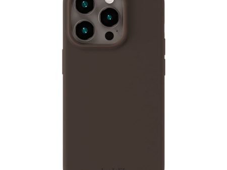 Holdit iPhone 15 Pro Max Soft Touch Silikone Case - Chocolate For Cheap