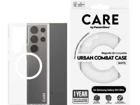 CARE by PanzerGlass Samsung Galaxy S24 Ultra FLAGSHIP Urban Combat Case - Transparent Fashion