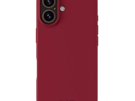 Holdit iPhone 16 Soft Touch Silikone Case - Red Velvet Online now