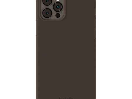 Holdit iPhone 12   12 Pro Soft Touch Silikone Case - Chocolate For Discount