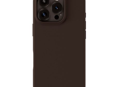 Holdit iPhone 16 Pro Soft Touch Silikone Case - Chocolate Cheap