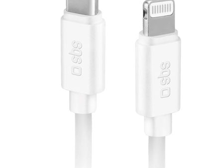 SBS Polo Collection USB-C til Lightning Kabel MFI - 1.5 Meter - 480 Mbit s - Hvid For Sale