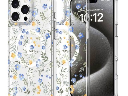 iPhone 16 Pro Max Tech-Protect MagMood Cover - MagSafe Kompatibel - Spring Flowers For Discount