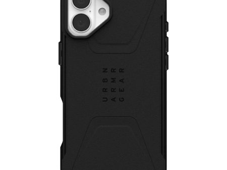 iPhone 16 Plus UAG CIVILIAN Series Cover - MagSafe Kompatibel - Black Supply