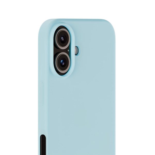 Holdit iPhone 16 Soft Touch Silikone Case - Mineral Blue Hot on Sale