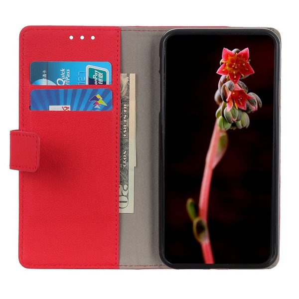 Xiaomi Redmi Note 11   11S Læder Cover m. Pung - Rød Sale