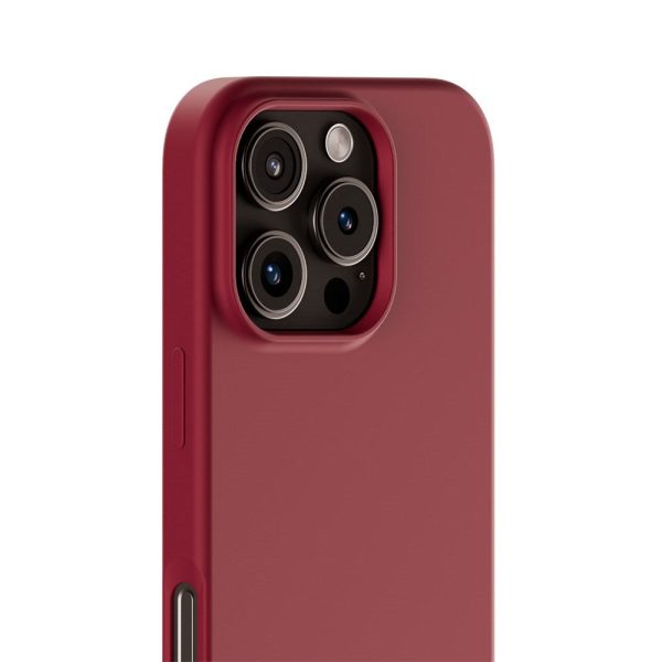 Holdit iPhone 16 Pro Soft Touch Silikone Case - Red Velvet Sale