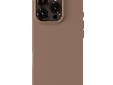 Holdit iPhone 16 Pro Soft Touch Silikone Case - Mocha Brown Fashion