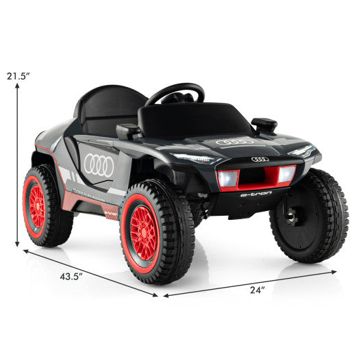 Licensed Audi Kids Ride On E-tron Racing Car-Gray Online