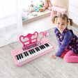 Kids Piano Keyboard 37-Key Kids Toy Keyboard Piano with Microphone for 3+ Kids-Pink Online now