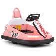 6V kids Ride-on Bumper Car with 360° Spinning and Dual Motors-Pink For Cheap