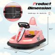 6V kids Ride-on Bumper Car with 360° Spinning and Dual Motors-Pink For Cheap