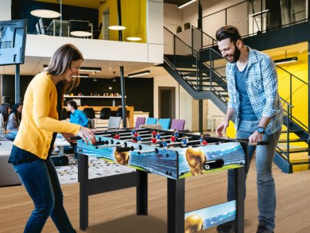 37 Inch Mini Foosball Table with Score Keeper and Removable Legs Sale