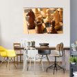 Game Of Chess Canvas Wall Art Supply