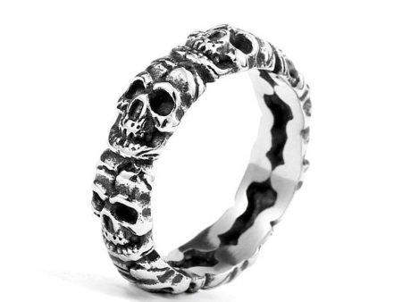 Titanium Skulls Ring Supply