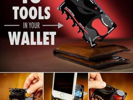 18 in 1 Multi-purpose Credit Card Tool Online Sale