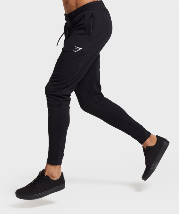 Gymshark Critical Zip Joggers - Black For Discount