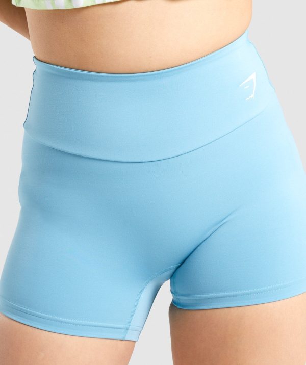 Gymshark Training Shorts - Light Blue For Sale