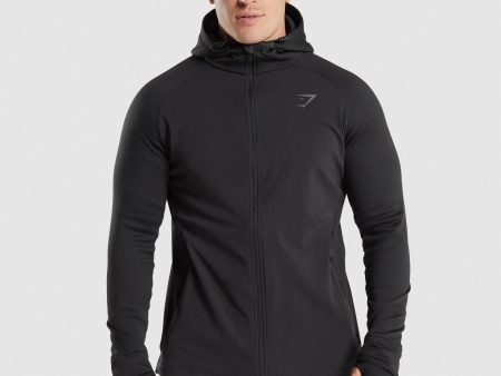 Gymshark Apex Zip Hoodie - Black on Sale