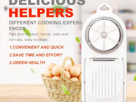 2 in 1 Multi-Function Egg Cutter(2 Pcs) on Sale