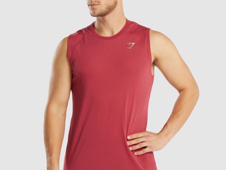 Gymshark Hyper Power Tank - Red Discount