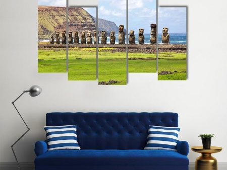 Ahu Tongariki Canvas Wall Art Discount