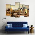 Windmills Of Spain On Sunset Canvas Wall Art For Sale