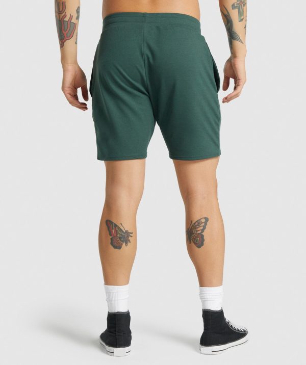 Gymshark Essential 7 Shorts - Dark Green For Discount