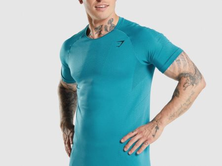 Gymshark Apex Perform T-Shirt - Blue Online now