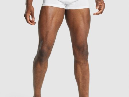 Gymshark Trunk 2pk - White Online now