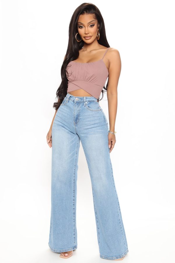 Love The Lifestyle Crop Top - Coco Sale