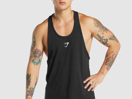 Gymshark Critical 2.0 Stringer - Black on Sale