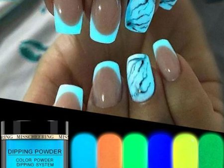 4 Colors 40g Luminous Nail Dipping Powder Online Hot Sale