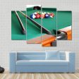 Snooker Balls & Cue Canvas Wall Art Fashion