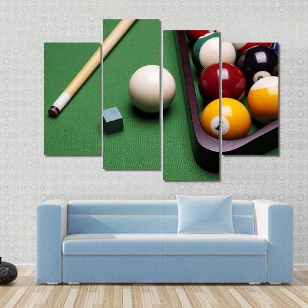 Billiard Equipment Canvas Wall Art Online Sale