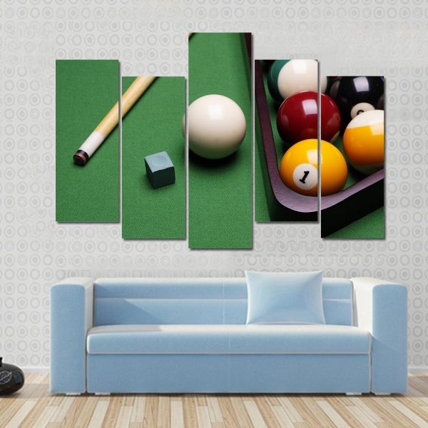 Billiard Equipment Canvas Wall Art Online Sale