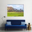 Ahu Tongariki Canvas Wall Art Discount