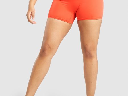 Gymshark Training Shorts - Orange Fashion