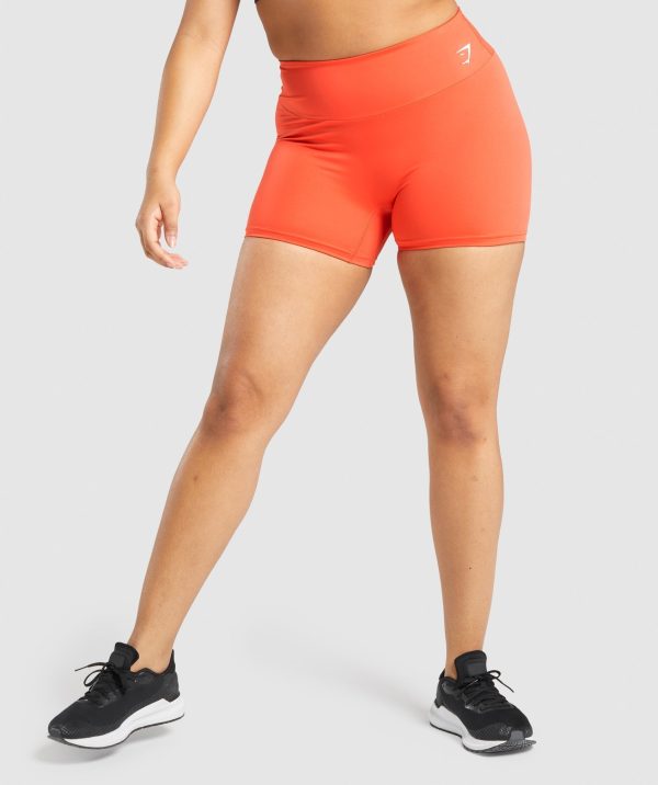 Gymshark Training Shorts - Orange Fashion