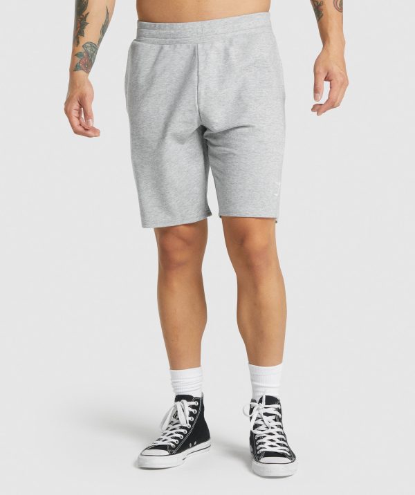 Gymshark Critical 2.0 9  Shorts - Light Grey Marl Fashion