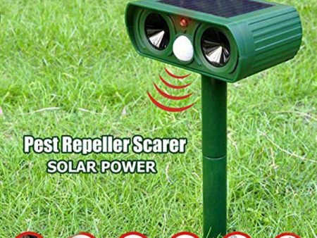 Animals Repeller Solar Power Repellent Deterrent Outdoor Home Garden on Sale