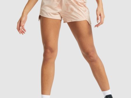 GS Power Jacquard Shorts - Light Pink Print Online Sale