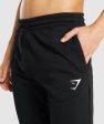 Gymshark Crest Joggers - Black Online