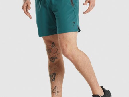 Gymshark Apex 7  Perform Shorts - Teal Online Sale