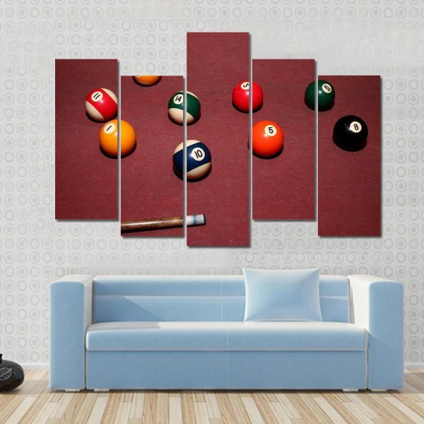 Snooker Pool Canvas Wall Art Cheap