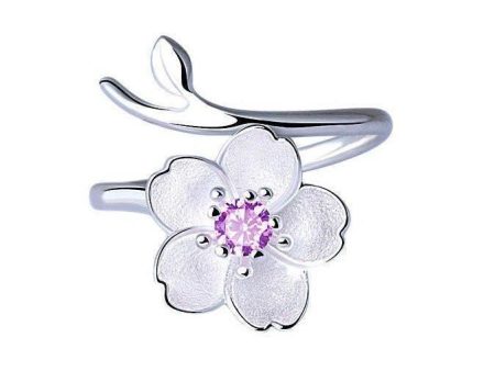 Cherry Blossom Sterling Silver Rings Online Sale