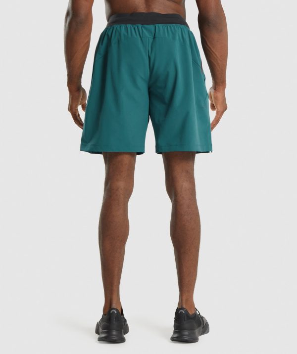 Gymshark Apex Functional 9  Shorts - Teal Online Hot Sale