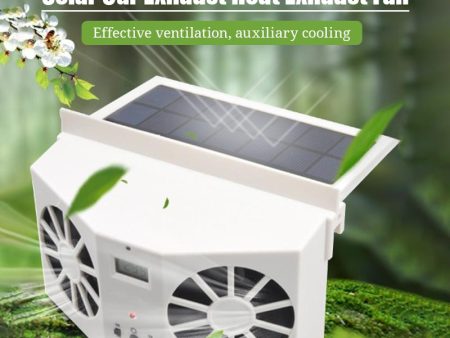 New Solar Car Exhaust Heat Exhaust Fan Online now