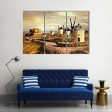 Windmills Of Spain On Sunset Canvas Wall Art For Sale